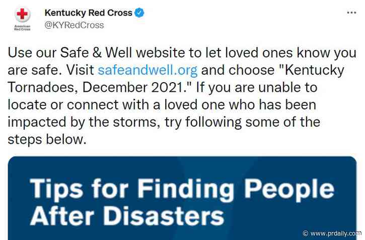 Relief orgs tweet support following tornadoes, more Black employees received C-level promotions in 2021, and how Patagonia used its CEO to share core values
