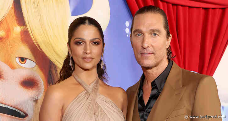 Matthew McConaughey is Joined by Wife Camila Alves at 'Sing 2' Premiere
