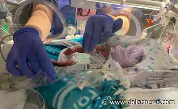 Smallest baby ever born at Medical City Arlington heads home with family - The Dallas Morning News