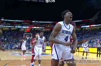 Tyrese Samuel throws down a dunk, plus contact and flexes on his defenders