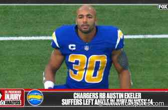 ‘When Ekeler returns, he won’t be as productive.’  — Dr. Matt Provencher on Austin Ekeler’s ankle injury