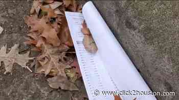 Woman finds medical records stacked next to recycling bin in Sharpstown neighborhood - KPRC Click2Houston