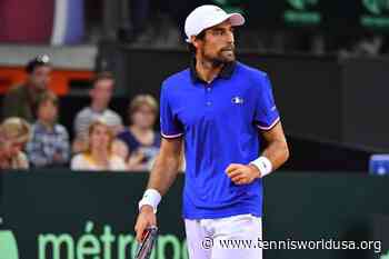Jeremy Chardy in good spirits after representing France in Davis Cup - tennisworldusa.org