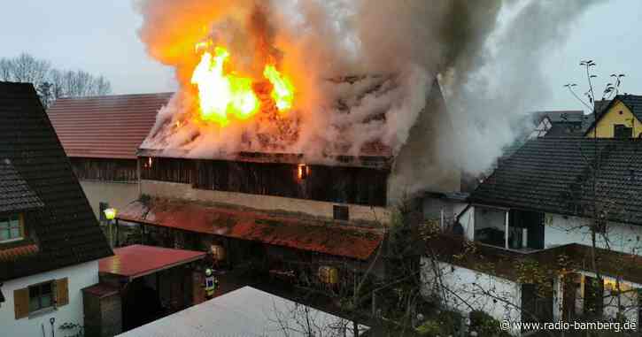 Die Feuerwehr hat in Forchheim–Reuth acht Rinder vor dem sicheren Feuertod gerettet