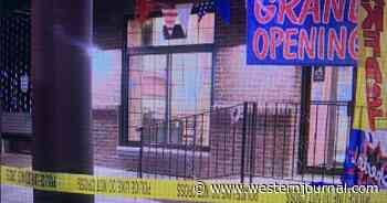 Punk Strangling Defenseless Mom Stopped Cold After Her Young Son Makes a Quick Move for the Counter: Police