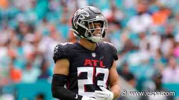 Source: Falcons lose starting S Harris for season
