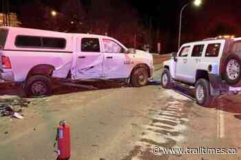 Two-car crash on Trail highway reported early Monday – Trail Daily Times - Trail Times