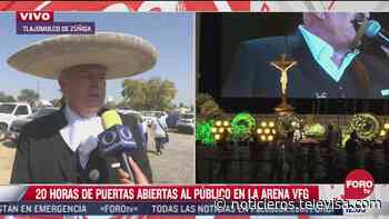 Sacerdote dio los Santos Óleos a Vicente Fernández - Noticieros Televisa