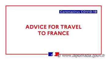 Coronavirus - Advice for Foreign Nationals in France - Ministry for Europe and Foreign Affairs - France Diplomatie