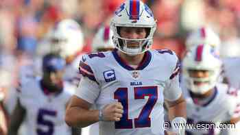 Bills' Allen (foot) 'has a chance' to start Sunday
