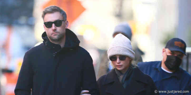 Pregnant Jennifer Lawrence Enjoys a Walk with Husband Cooke Maroney in NYC