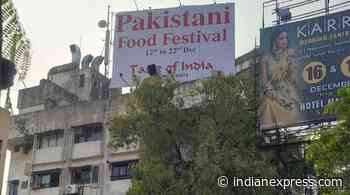 Surat: Bajrang Dal members burn ‘Pakistani food fest’ hoarding, ‘warn’ organiser - The Indian Express