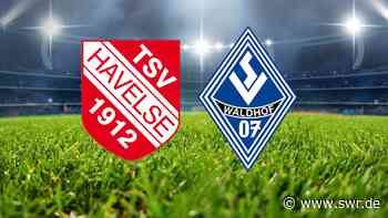 Live: TSV Havelse - Waldhof Mannheim, 11.12. ab 14 Uhr - SWR