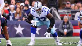 Cowboys LT Smith out vs. Giants with ankle injury