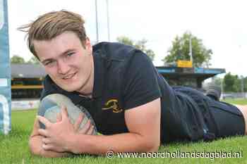 Melle Haanstra zocht een ruigere sport om een beetje te kunnen rammen. Het werd rugby en nu zelfs een contract in Frankrijk - noordhollandsdagblad.nl