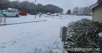 Cov snow and traffic updates with Met Office warning in force - Coventry Live