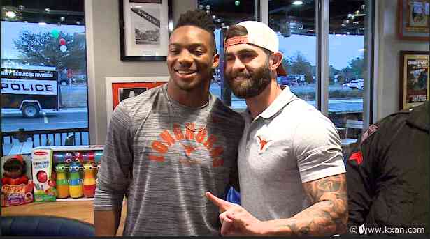 Texas running back Bijan Robinson helps raise money, and discusses the direction of the football program