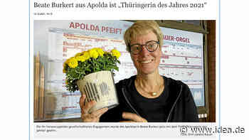 Eine Baptistin aus Apolda ist „Thüringerin des Jahres“ - idea.de - Das christliche Nachrichtenportal