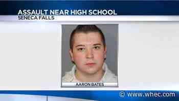 Seneca Falls man accused of hitting man on sidewalk with car near school