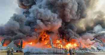 VIDEO: Se incendia parque industrial en Santa Catarina, Nuevo Leon - Diario Valor