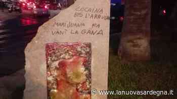 Imbrattata l'opera che condanna i femminicidi - La Nuova Sardegna Alghero - La Nuova Sardegna