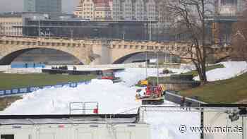 Elberadweg in Dresden für Ski-Weltcup gesperrt - MDR