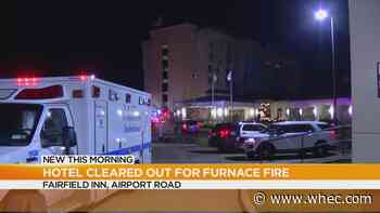 Airport hotel forced to evacuate due to furnace fire