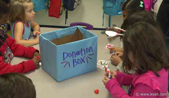 Buda school teaches students how to give all year long