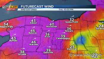 First Alert Weather: Warmth and wind Thursday, colder weekend with some snow possible