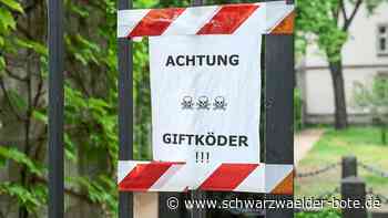 Vorsicht in Calw-Heumaden - Bürger finden möglicherweise Giftköder an verschiedenen Stellen - Schwarzwälder Bote