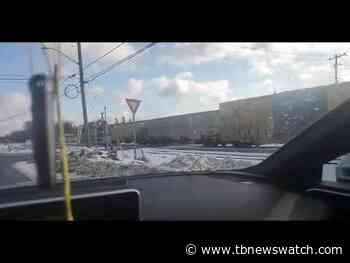 Video: No injuries reported after train crashes into tractor trailer in Kenora - Tbnewswatch.com