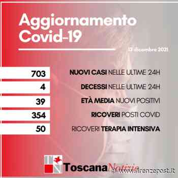 Coronavirus in Toscana: 4 morti (2 a Siena, 1 a Livorno, 1 a Pistoia), oggi 13 dicembre. E 703 contagi - Firenze Post
