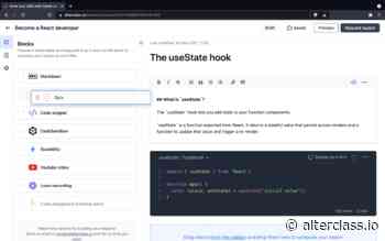 AlterClass – A platform for making and selling programming courses