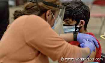 Grin and bear it: Super-vax clinic opens for ages 5 to 11 in Vaughan - yorkregion.com