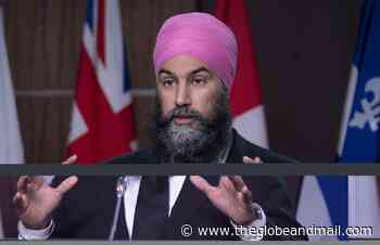 Jagmeet Singh would back Ottawa intervening in court challenge to Quebec's Bill 21 - The Globe and Mail