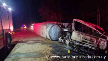 El despiste y vuelco de un camión en Paso de los Toros dejó un lesionado grave - Radio Monte Carlo CX20 AM930