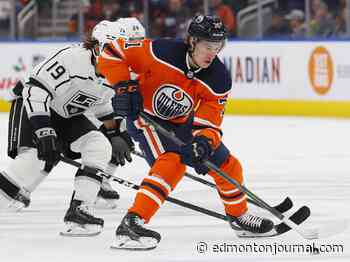 Ryan McLeod placed in COVID protocol, Dave Tippett held out for "precautionary reasons" as Oilers host Toronto