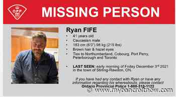 OPP looking for missing person last seen in Stirling-Rawdon - mybancroftnow.com