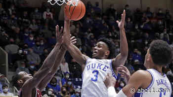 Griffin scores 19 as No. 2 Duke crushes South Carolina State 103-62