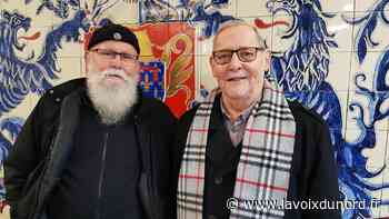 Arras : la fresque de l'ancien stade nautique municipal installée au nouveau centre de secours des pompiers - La Voix du Nord