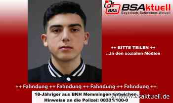 Fahndung: 18-Jähriger aus dem BKH Memmingen entwichen - BSAktuell