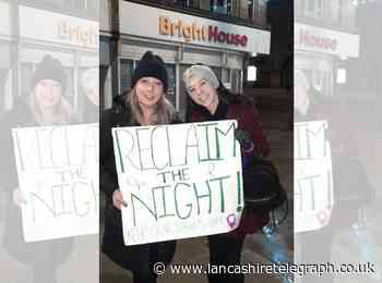 More than 100 people walked streets of Accrington in solidarity against gender based violence