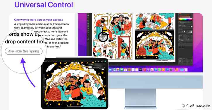 Apple’s ambitious Universal Control feature for Mac and iPad delayed until spring 2022