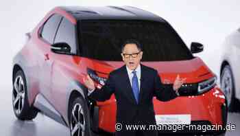 Toyota: Akio Toyoda will bis 2030 rund 30 Elektroautos auf den Markt bringen