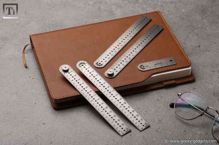 RETVON multifunctional titanium ruler