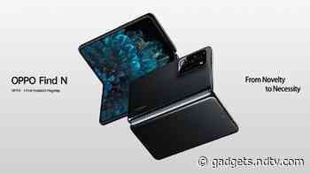 Oppo Find N Foldable Phone With Flexion Hinge, Ultra-Thin Glass Launched at Inno Day 2021