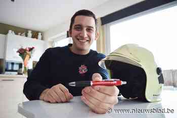 Thibo (21) verkoopt balpennen voor zijn zieke papa Lorenzo: “Hopelijk kunnen we ooit samen in brandweerwagen zitten”