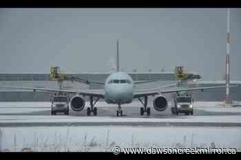 White Christmas at Vancouver International Airport, 2021 - Dawson Creek Mirror