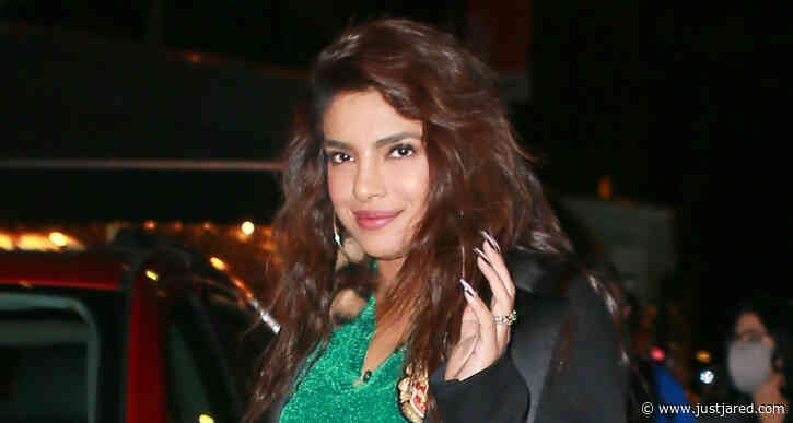 Priyanka Chopra Sports Colorful Dress for Dinner in NYC