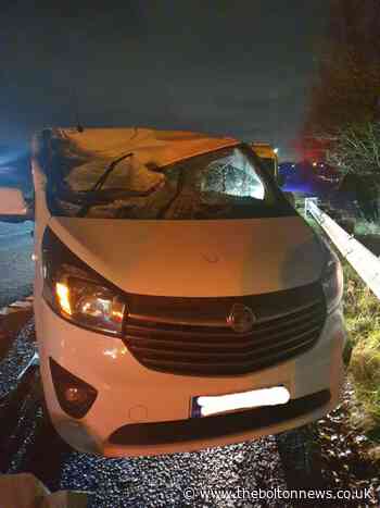 Investigation after van hit by loose wheel on M61 - The Bolton News